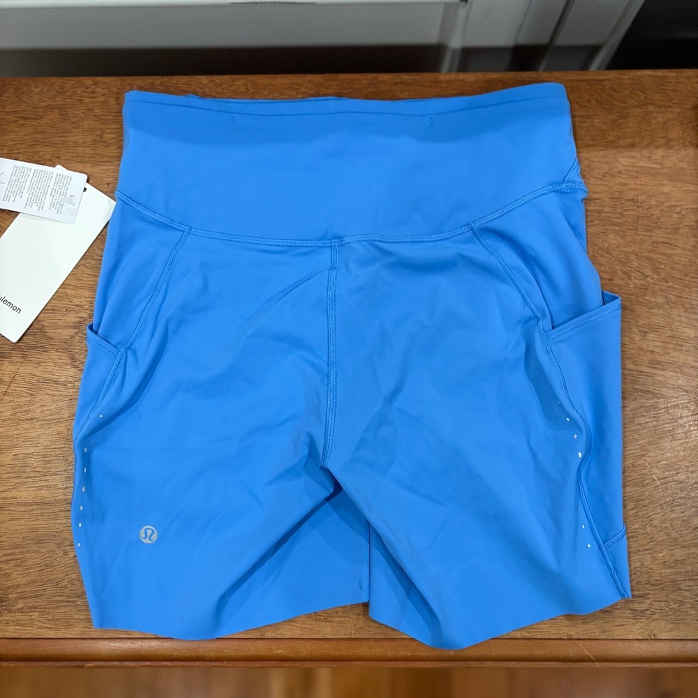 lululemon athletica Light Blue Bike Shorts - Picture 6 of 10